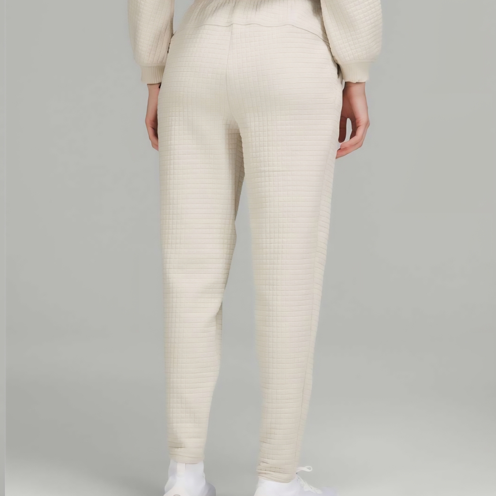 Lululemon lab Textured Grid High-Rise Jogger 28"Muslin Size 4